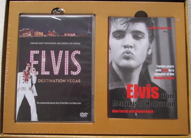 Preview of the first image of ELVIS DVD & Book (Incl UK P&P).