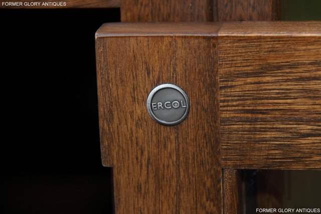 Image 76 of ERCOL GOLDEN DAWN ELM CORNER TV CABINET STAND TABLE UNIT