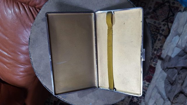 Preview of the first image of Vintage Han-bro EPNS cigarette case.