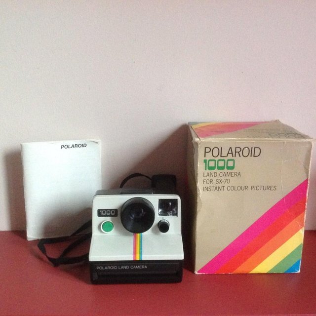 Preview of the first image of Polaroid 1000 Land Camera for SX-70 Instant Colour Pictures.