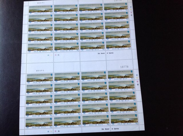 Preview of the first image of Mint stamps 2 Sheets of 50 stamps each.Isle of Man.