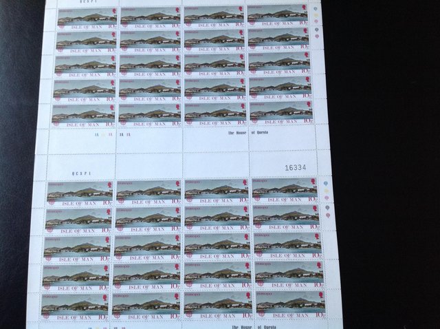 Image 2 of Mint stamps 2 Sheets of 50 stamps each.Isle of Man