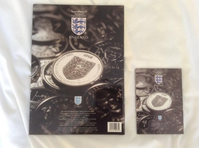 Image 2 of Complete Sainsbury’s England World Cup 1998 Squad Coins