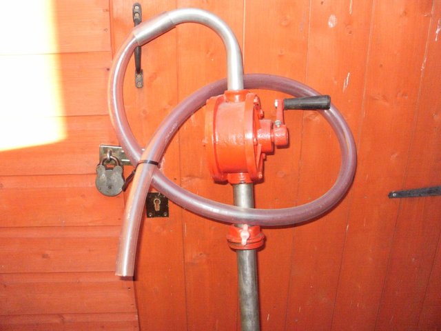 Preview of the first image of ROTARY DIESEL HAND PUMP + PIPE NEW.