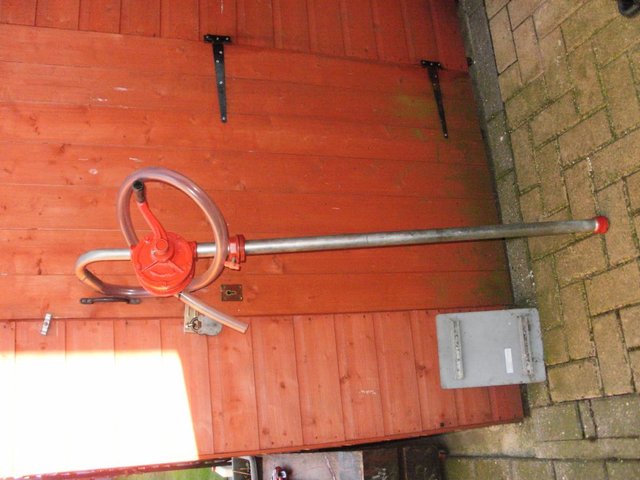 Image 2 of ROTARY DIESEL HAND PUMP + PIPE NEW
