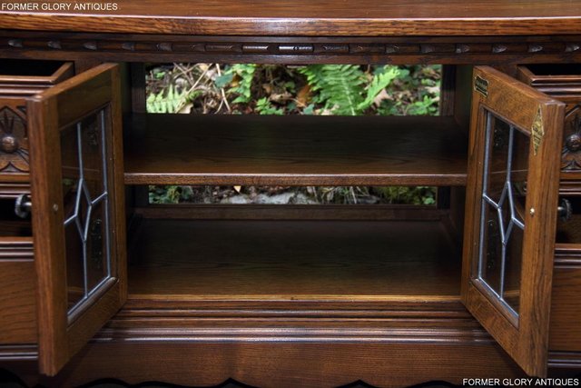 Image 48 of AN OLD CHARM LIGHT OAK TV DVD CABINET BASE STAND HI FI TABLE