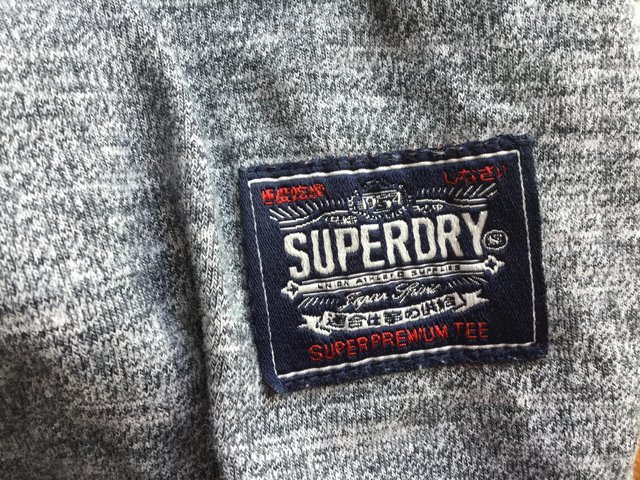 Image 9 of SUPERDRY Tigers Grey Marl T Shirt Sz M, 36-42” Bust/91-107cm