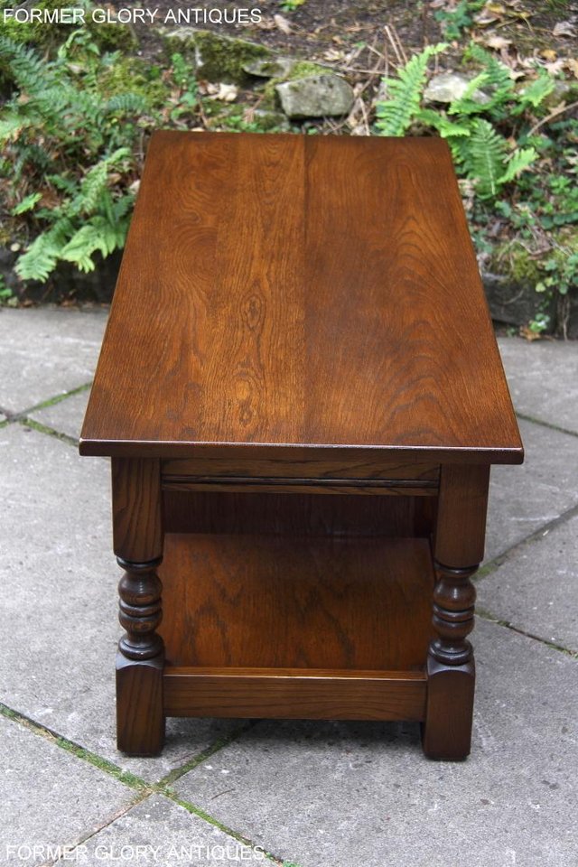Image 70 of OLD CHARM LIGHT OAK LONG COFFEE WINE TABLE CABINET TV STAND