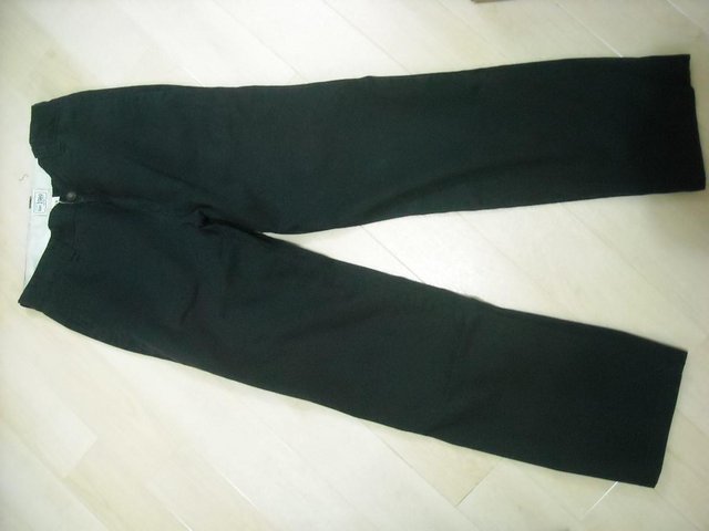 Preview of the first image of Trousers - Children's Place Boy's navy chinos age 10-11.