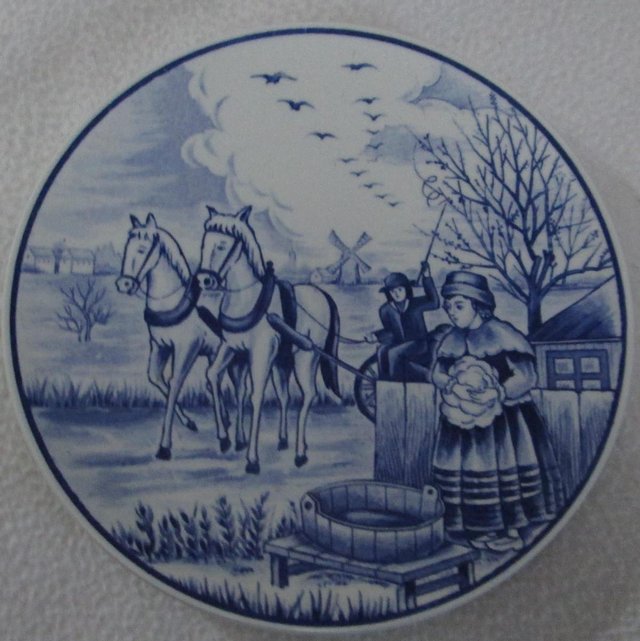 Image 2 of Royal Delfts Blauw Wall plate (Incl P&P)