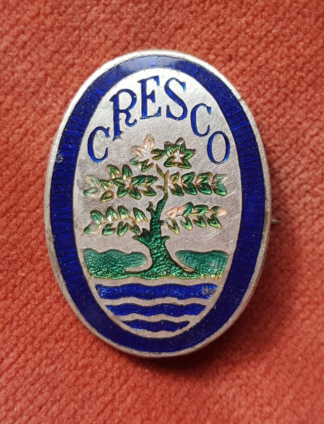 Preview of the first image of Vintage Creco Enamel Badge.