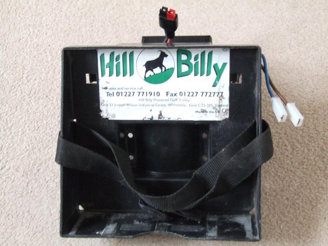 Preview of the first image of Hillbilly Golf Trolley Electronics and Battery Carrier.