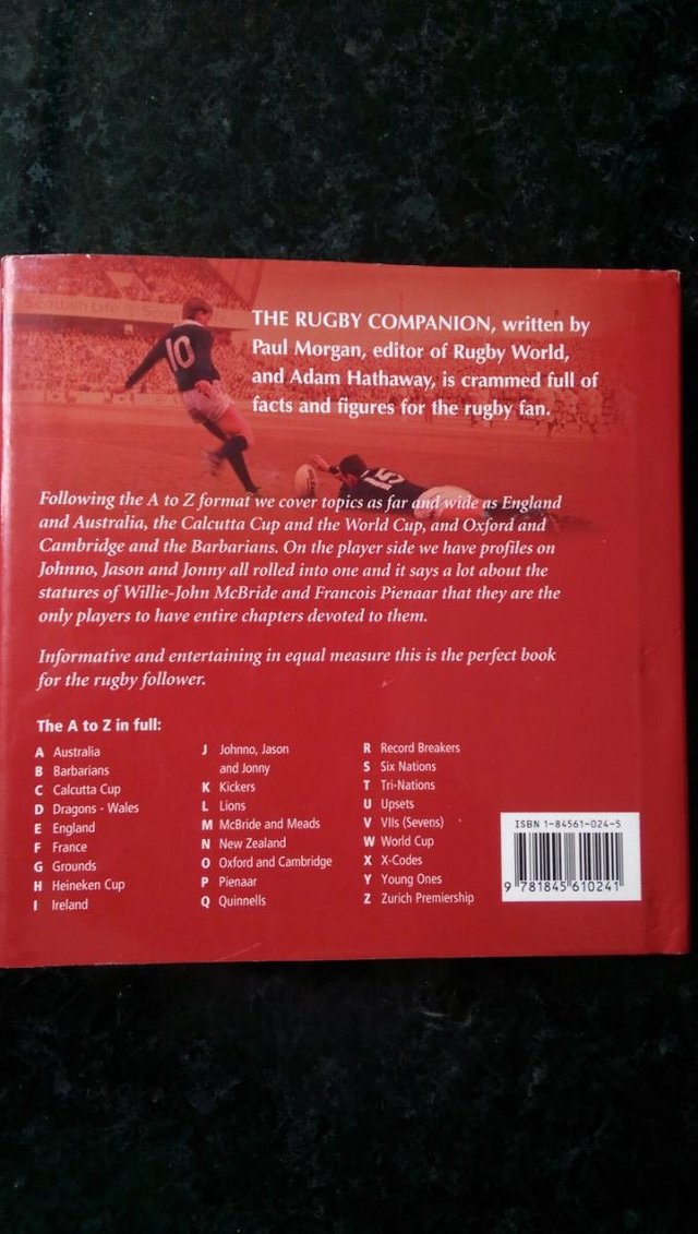 Image 2 of The Rugby Companion book