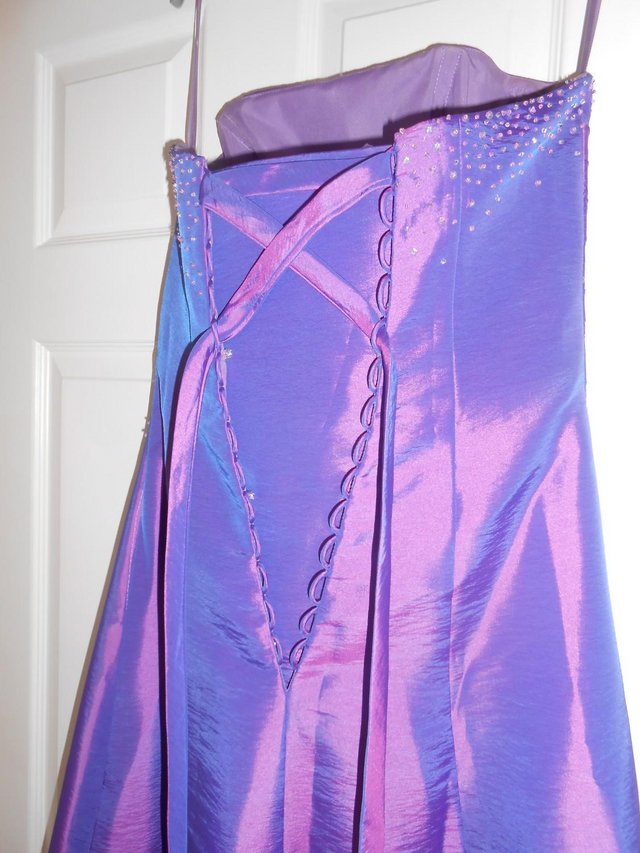 Image 3 of Purple Bridesmaid / High School Prom dress, UK 12