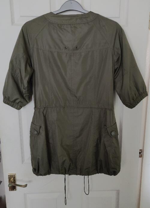 Image 2 of Ladies Khaki Lightweight Jacket With 3/4 Sleeves - Size 8