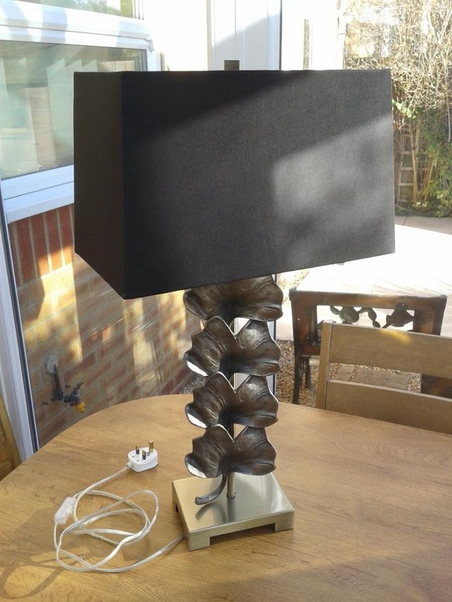 Preview of the first image of An Ornate Table Lamp and Shade.