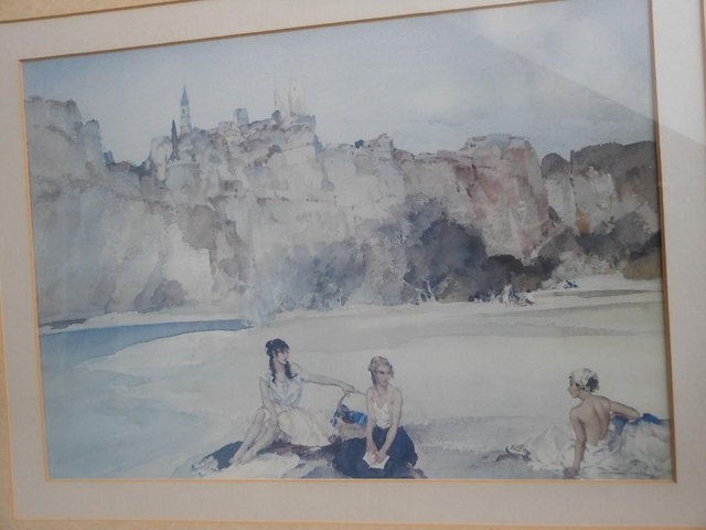 Image 2 of Russel Flint Framed Print 'The First Arrivals'