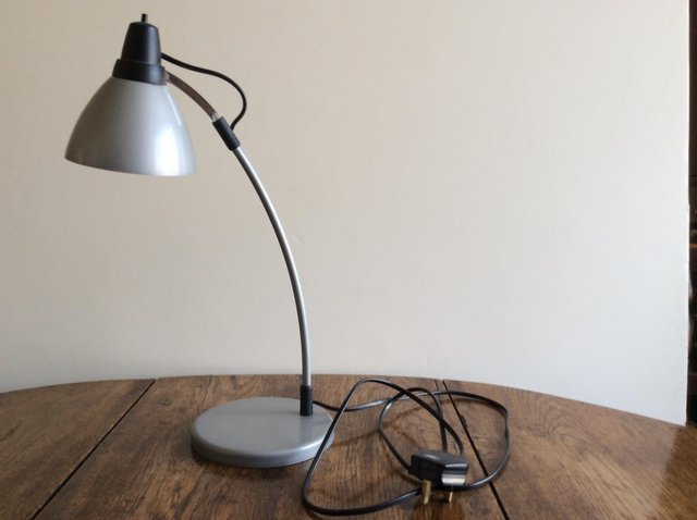 Preview of the first image of Silver grey Desk lamp.