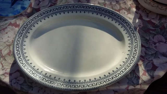 Preview of the first image of Rare Antique 16"/40cm Platter Ashworth Bros "Ischia".