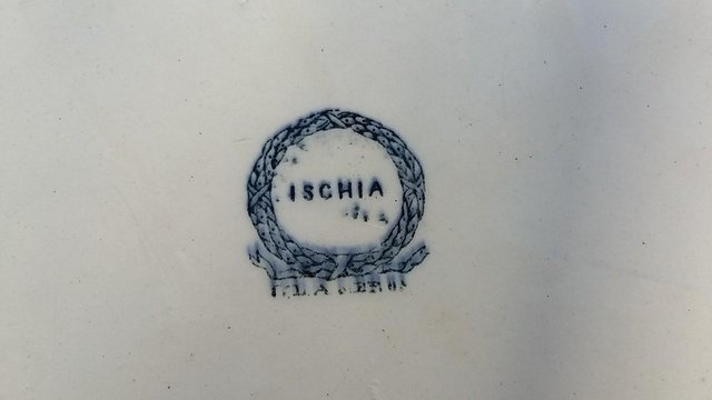 Image 2 of Rare Antique 16"/40cm Platter Ashworth Bros "Ischia"
