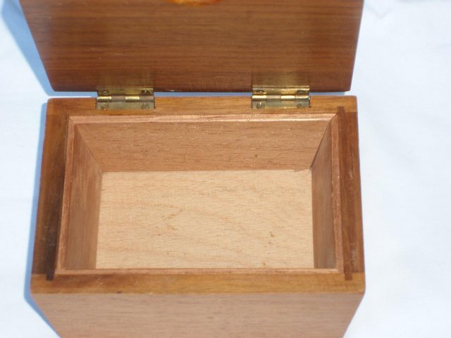 Image 2 of Vintage Mid Century Wood Box