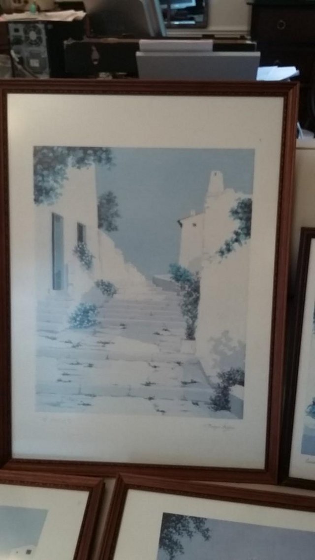 Image 2 of Set of 5 Georgio Zuppini framed & signed lithographs £50-250