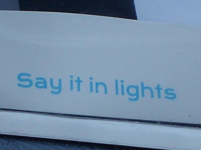 Image 4 of UP IN LIGHTS White Light Up Letter “U” – NEW!