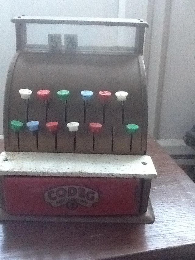 Image 2 of 1960s Codeg child's cash register