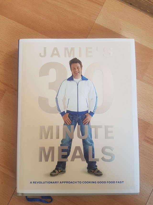 Preview of the first image of Jamie Oliver cook book.