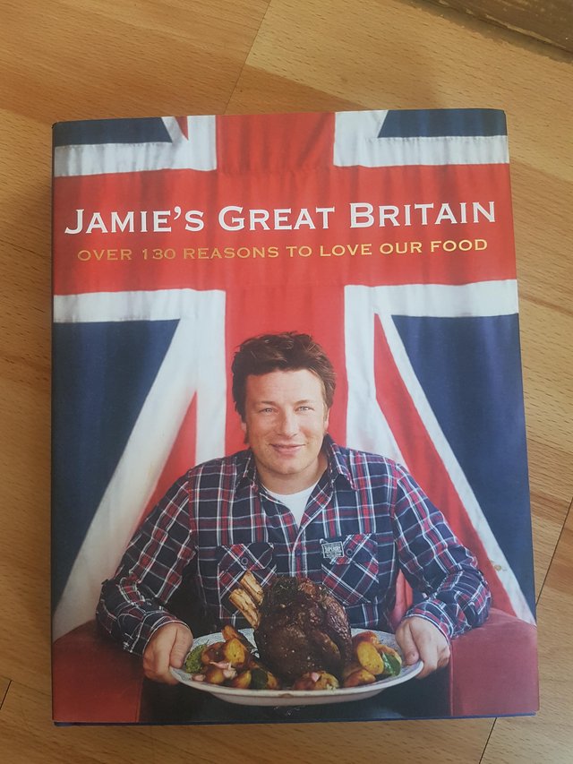 Preview of the first image of Jamie Oliver cook book.