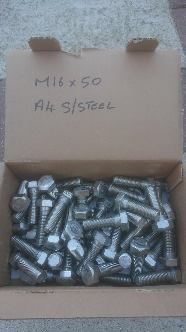Preview of the first image of STAINLESS STEEL BOLTS.