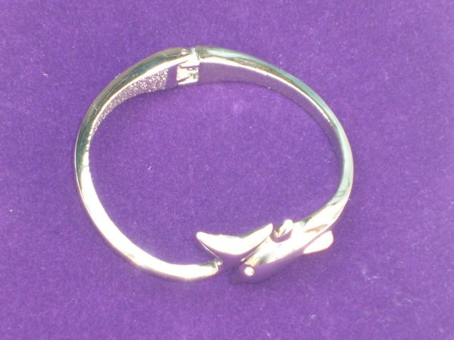 Image 5 of Silver Toned Dolphin Bracelet NEW!