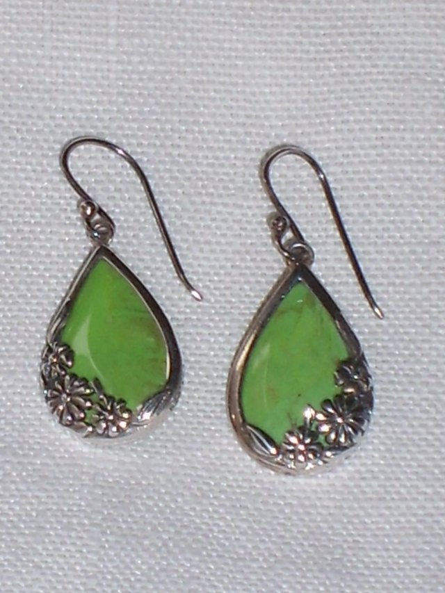 Image 2 of BOMA 925 Sterling Silver Drop Earrings NEW