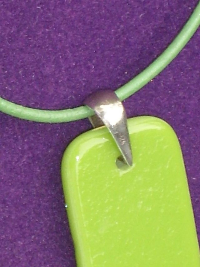 Image 4 of Sara Berry Artisan 925 Silver & Glass Pendant Necklace