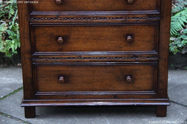 Image 65 of TITCHMARSH AND GOODWIN OAK CHEST OF DRAWERS STAND SIDEBOARD