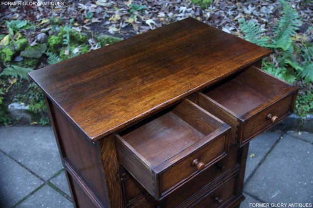 Image 72 of TITCHMARSH AND GOODWIN OAK CHEST OF DRAWERS STAND SIDEBOARD