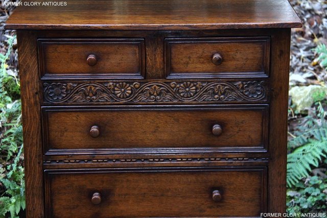 Image 88 of TITCHMARSH AND GOODWIN OAK CHEST OF DRAWERS STAND SIDEBOARD