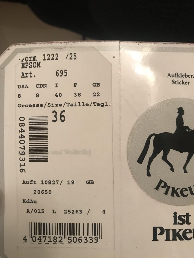 Preview of the first image of BNWT Pikeur Black show jacket size 8.