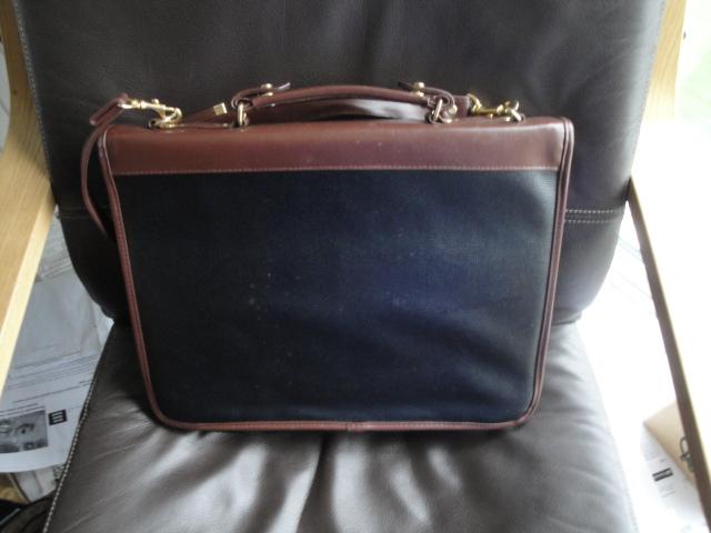 Image 2 of Carlton Black & Brown Briefcase (Ref L1344)