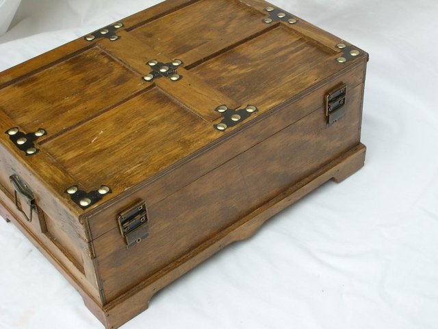 Image 5 of Medieval Style Small Wood Chest