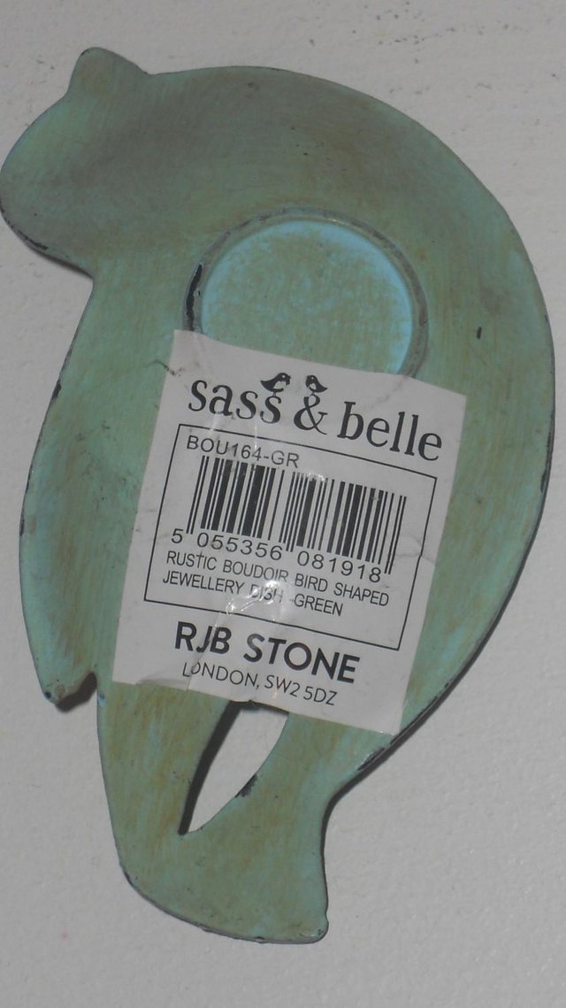Image 3 of Sass & Belle Boudoir Bird Jewellery Dish - NEW