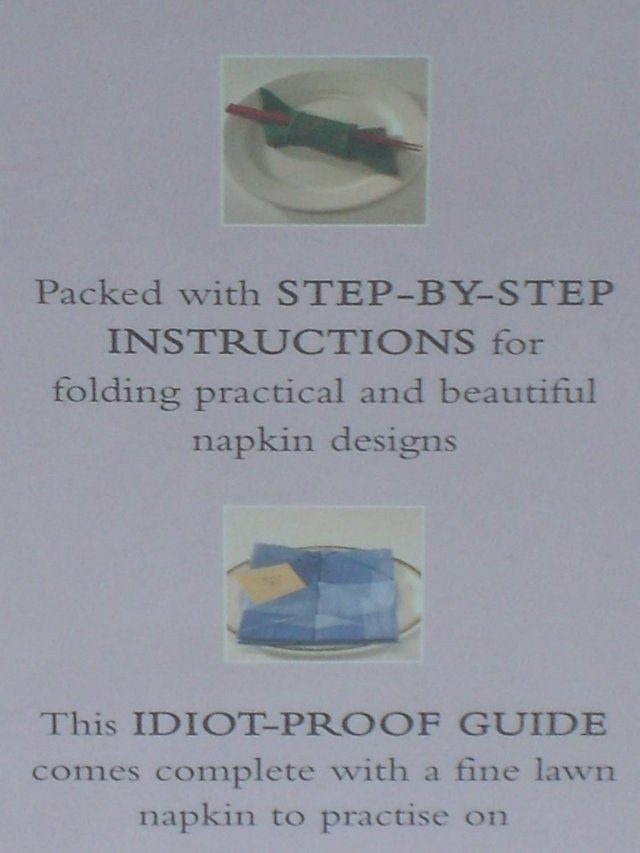Image 3 of The Art Of Napkin Folding - NEW
