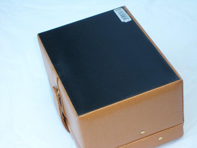 Image 5 of Tan Faux Leather Jewellery Box – NEW!