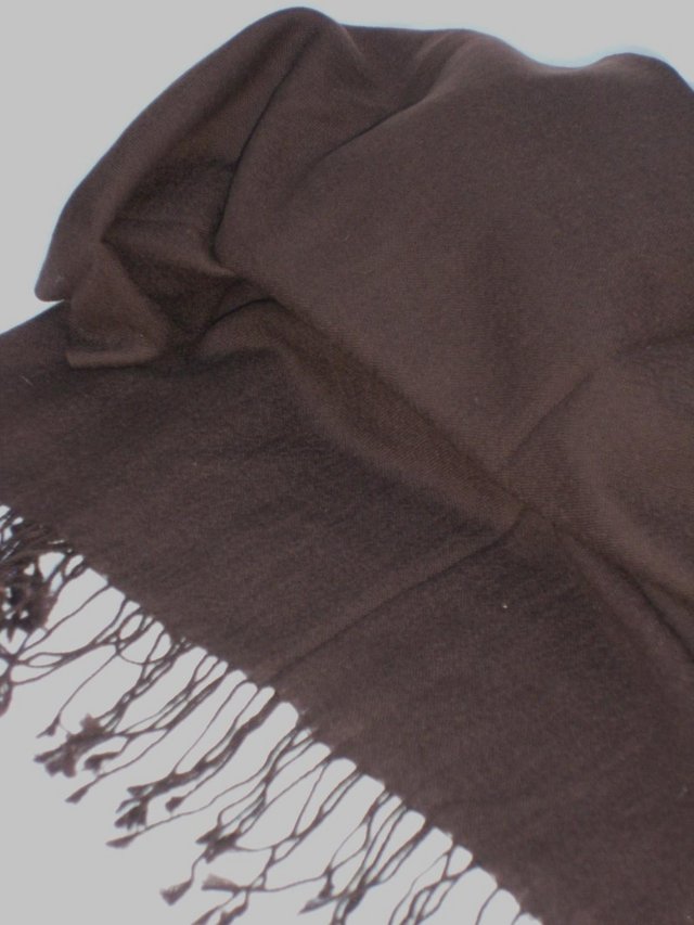 Image 4 of Brown Pashmina – NEW IN PACKET