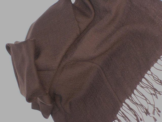 Image 5 of Brown Pashmina – NEW IN PACKET