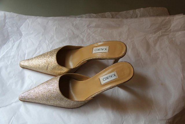 Image 5 of Kaliko Brand - Gold Sparkle Shoes – Size 5 / 38