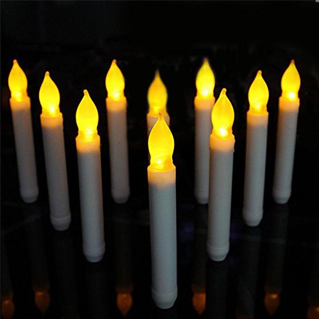 Preview of the first image of LED Flameless Flickering Battery Candles safe and realistic.