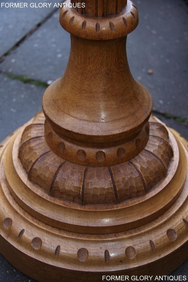 Image 15 of A NIGEL RUPERT GRIFFITHS MONASTIC CARVED OAK STANDARD LAMP