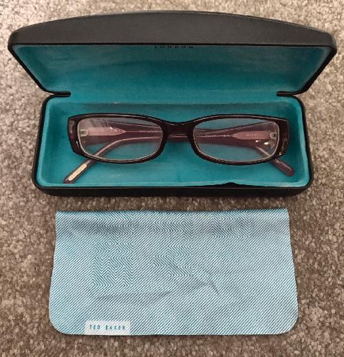 Image 4 of Ted Baker Razor fish Full Rim Glasses With Case & Cloth