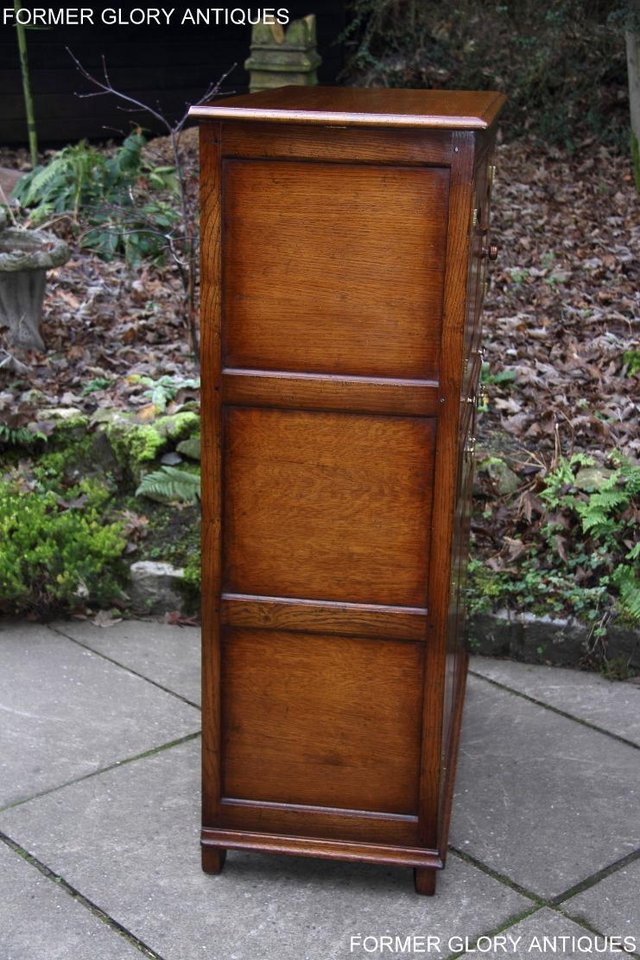 Image 5 of A TITCHMARSH AND GOODWIN SOLID OAK ELM DRINKS WINE CABINET